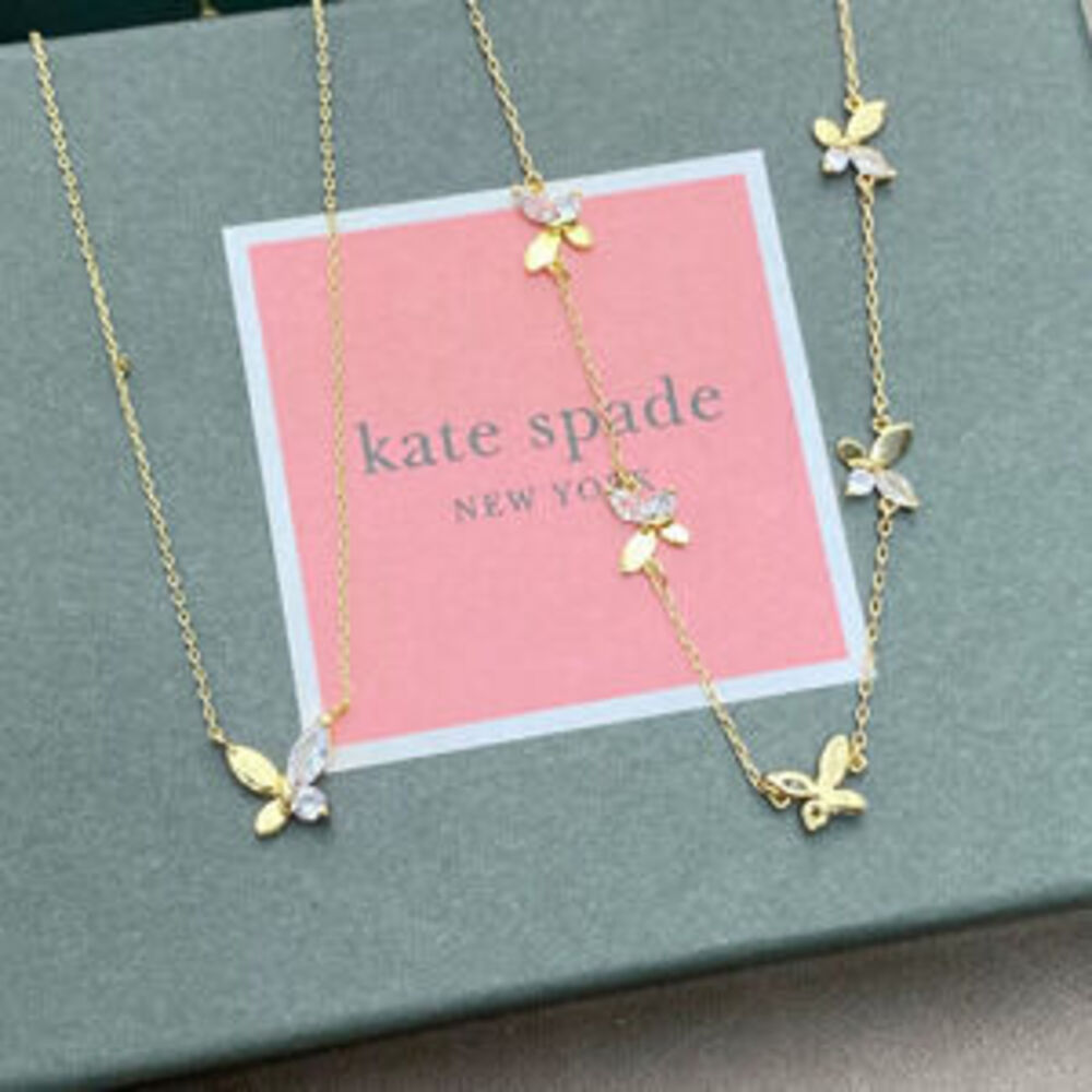kate spade Mini Butterfly Pendant Zircon Inlay Choker